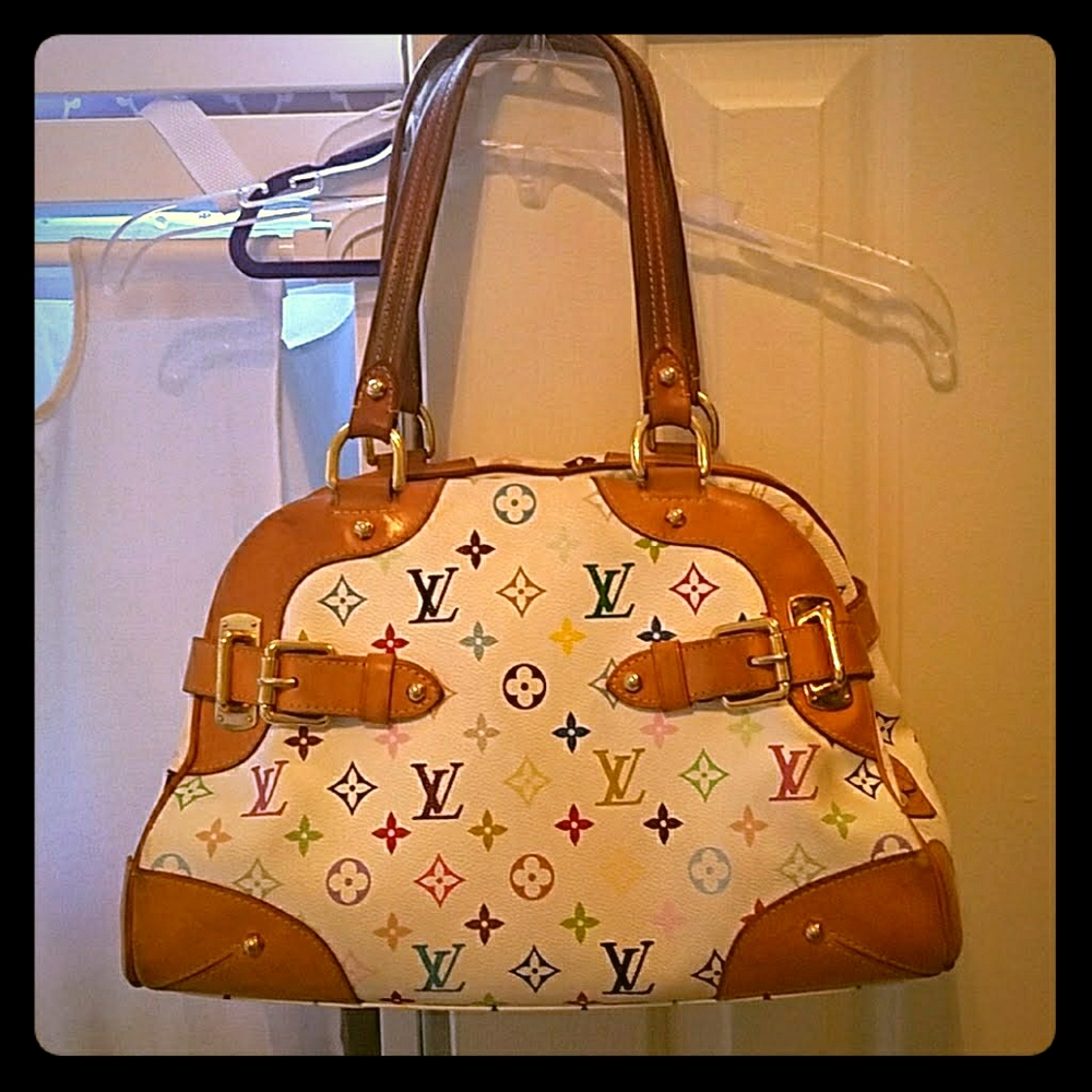 Louis Vuitton White Multicolore Claudia